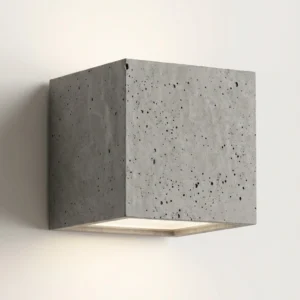 LEO – Applique Murale Cube en Béton