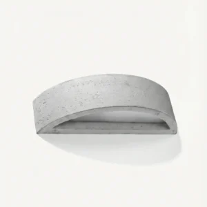 Elyra – Applique Murale Demi-Lune en Béton