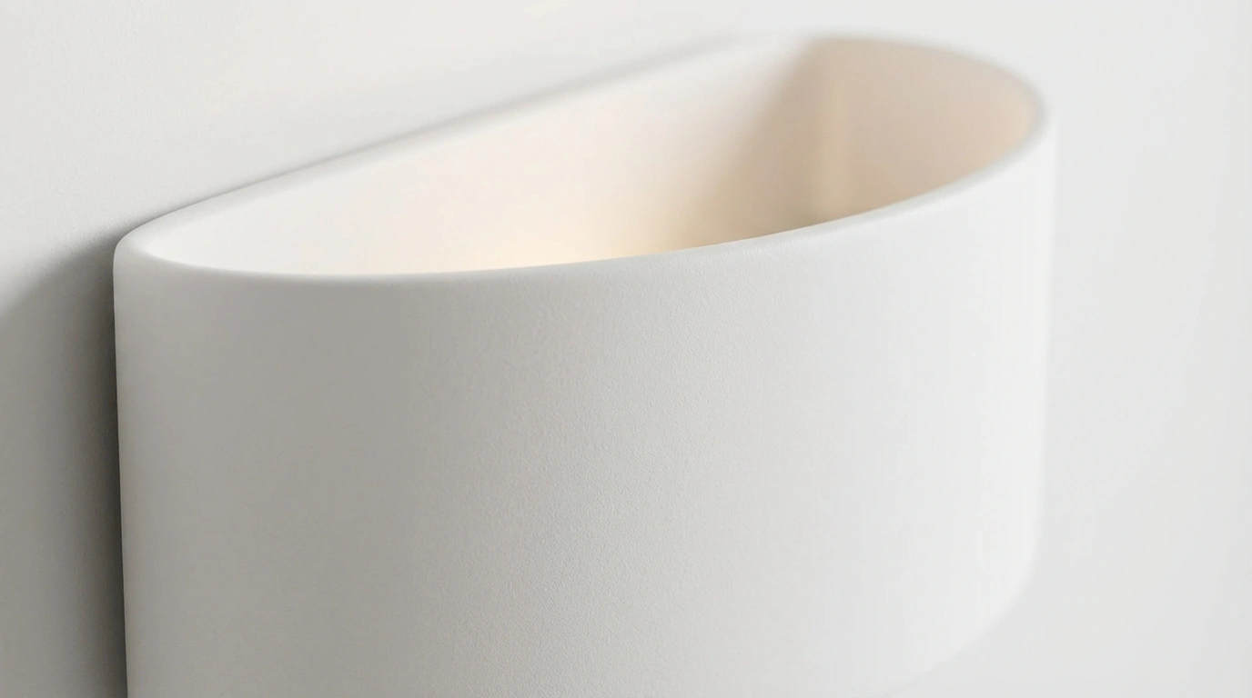 Texture céramique blanche applique Atena