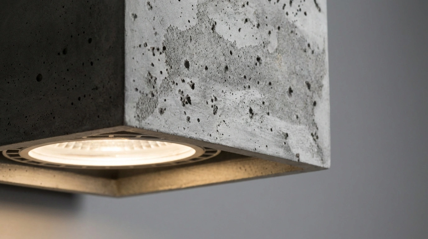 Texture béton gris brut cube