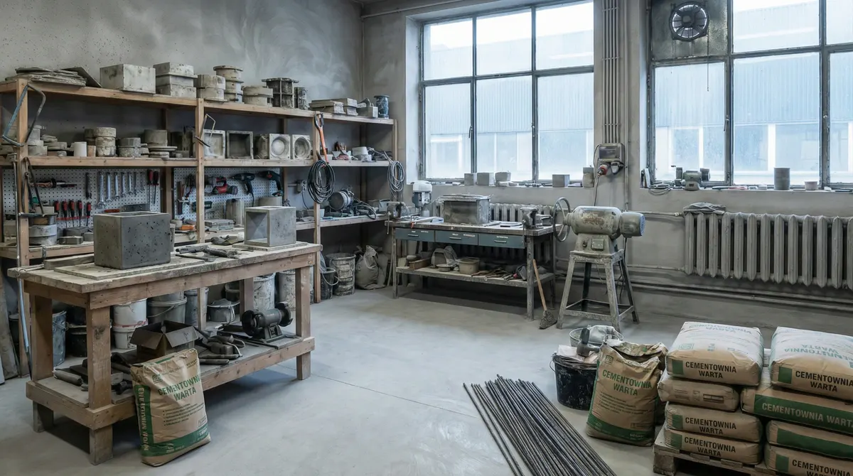 Fabrication plafonnier béton