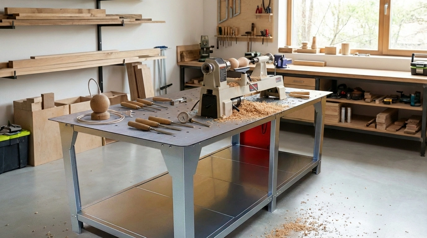 Fabrication suspension scandinave bois