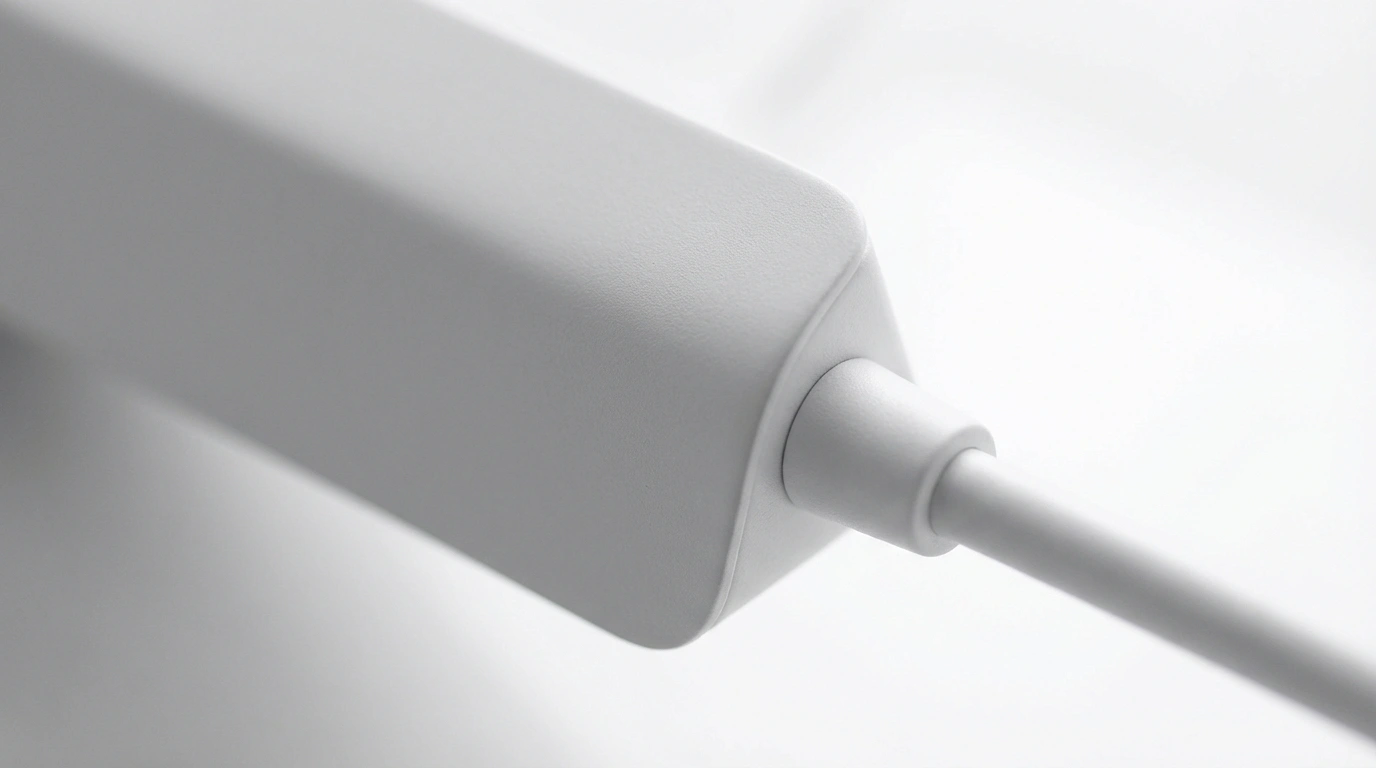 Texture tube acier blanc mat