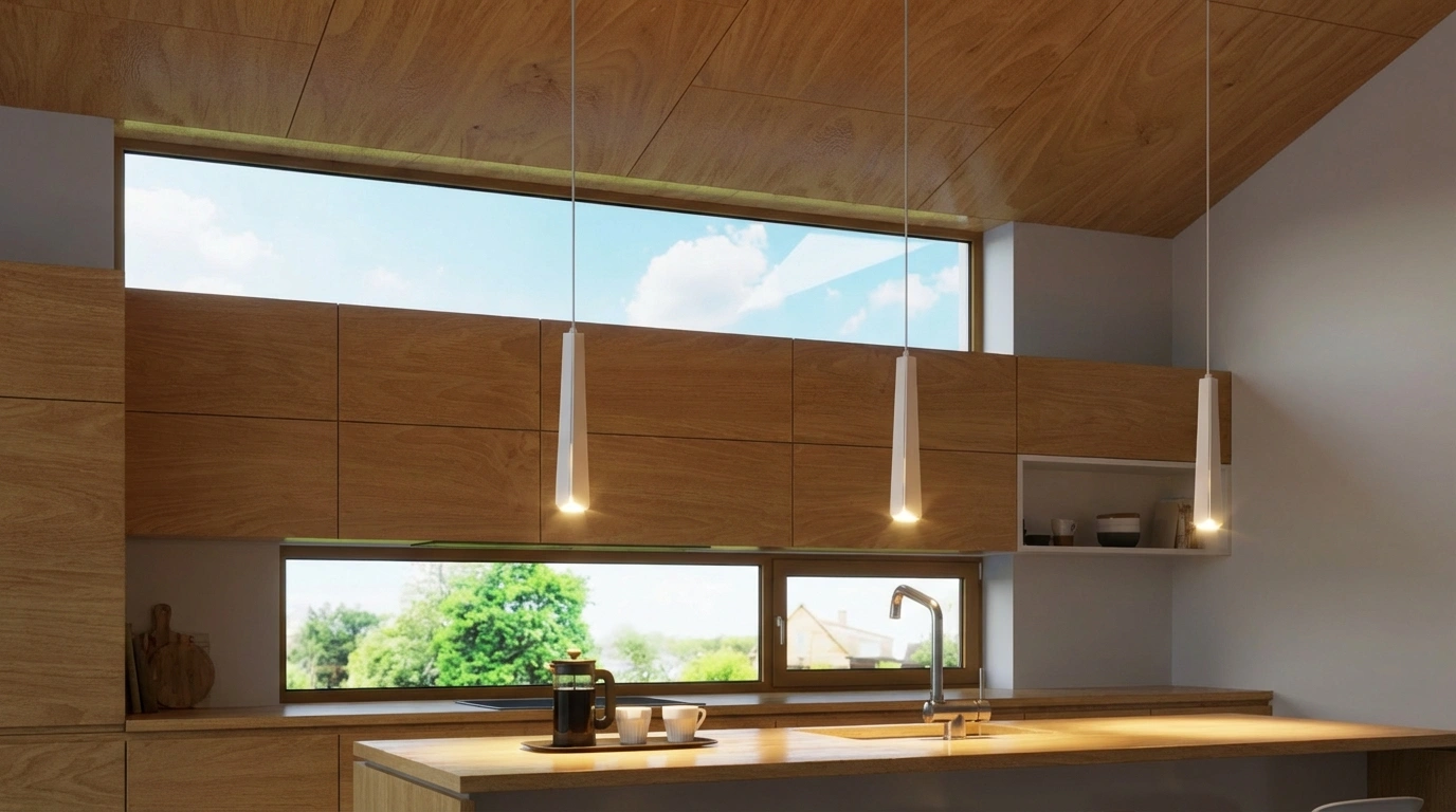 Effet lumière spot suspension blanche