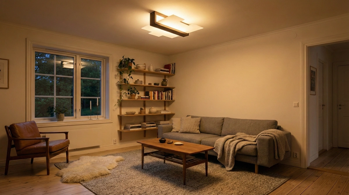 Effet lumière douce plafonnier verre