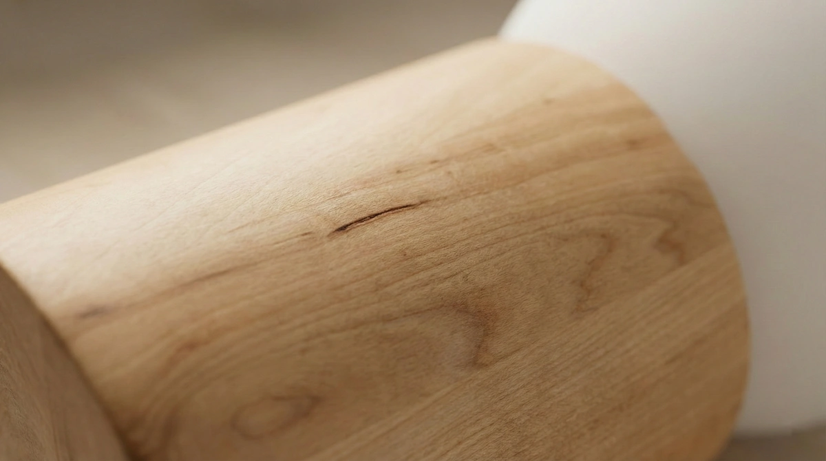 Texture bois naturel lampe Boomo