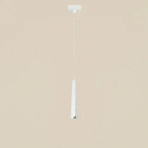 PRYSM  – Suspension Tube Minimaliste Blanc