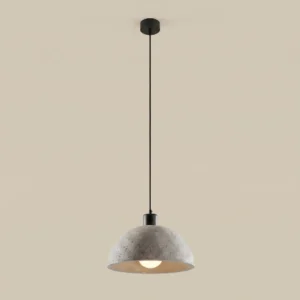 Lux Domus – Suspension Dôme en Béton Gris